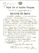 Boletim de Óbito 1078
João Leitão Carvalho
Coval 197