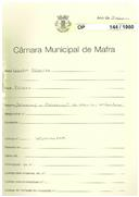 OP 144/1960 - Leandro Alberto - demolição e construção de moradia unifamiliar - Ericeira - licença de construção nº 289/1964 ? de 02-03-64 e utilização nº 61/1965 