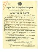 Boletim de Óbito 769
Francisco Inácio das Neves
Coval 114