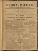 O Jornal Mafrense: Semanário noticioso, agrícola, científico, literário e recreativo, Ano 10, nº 487