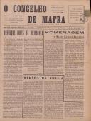 O Concelho de Mafra: Jornal Regionalista, Ano 24, n.º  610