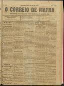 O Correio de Mafra: Jornal semanal, noticioso e agrícola, defensor dos interesses da Comarca de Mafra, Ano 3, n.º 63