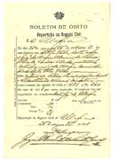 Boletim de óbito A1773
Mário da Silva Iria
Coval 97