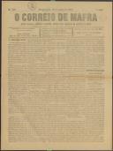 O Correio de Mafra: Jornal semanal, noticioso e agrícola, defensor dos interesses da Comarca de Mafra, Ano 5, n.º 179