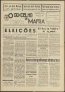 O Concelho de Mafra: Jornal Regionalista, Ano 31, n.º  726