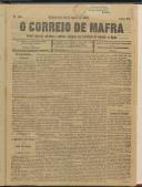 O Correio de Mafra: Jornal semanal, noticioso e agrícola, defensor dos interesses da Comarca de Mafra, Ano 7, n.º 261