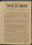 Folha de Mafra: Periódico noticioso, literário e agrícola, Ano 1, n.º 13