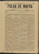 Folha de Mafra: Periódico noticioso, literário e agrícola, Ano 2, n.º 62