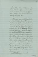 Mandado de intimação do administrador do Concelho, João Anastácio de Aguiar Pacheco, dirigido a José dos Santos Casado, ex-tesoureiro da Junta de Paróquia de Santo Estevão das Galés, para que compareça no dia 3 de Maio, a fim de prestar contas e fazer entrega ao actual tesoureiro de qualquer saldo que das referidas contas se liquidar. 