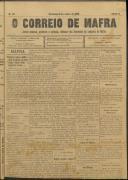 O Correio de Mafra: Jornal semanal, noticioso e agrícola, defensor dos interesses da Comarca de Mafra, Ano 2, n.º 33