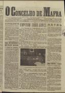 O Concelho de Mafra: Jornal Regionalista, Ano 16, n.º 477