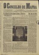 O Concelho de Mafra: Jornal Regionalista, Ano 15, n.º 464