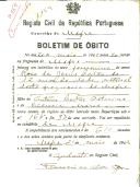 Boletim de Óbito 1154
Rosa de Jesus Leitão
Coval 169