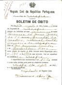 Boletim de Óbito 1085
Vicência de Jesus Gomes
Coval 132