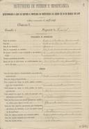 Questionário sobre as Instituições de Piedade e Beneficiência a que se refere a Portaria do Ministério do Reino de 30 de Março de 1887, ano económico de 1887-1888, respeitante à freguesia do Gradil, especificamente à Confraria do Santíssimo Sacramento do Gradil, com Compromisso datado de 5 de Junho de 1858, ignorando-se a data de fundação. 