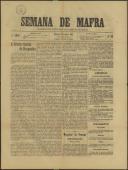 Semana de Mafra: Defensor dos interesses do Concelho de Mafra, Ano 1, n.º 49