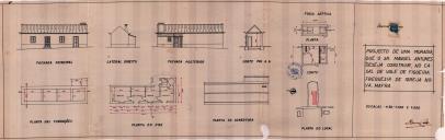 OP Manuel Antunes - Casal Vale Figueira / Igreja Nova - Construir uma moradia - Licença de construção nº. 1630/1951 - Licença de utilização nº. 1095/1960.