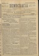 Democracia: Semanário republicano de Mafra, Ano 3, n.º 141