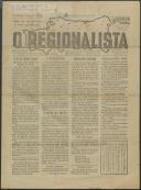 O Regionalista: Semanário Ilustrado, Ano 6, n.º 272