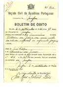 Boletim de Óbito A3294
Vitória de Jesus
Coval 57