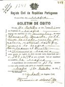 Boletim de Óbito 1248
Honorato Duarte
Coval 373