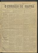 O Correio de Mafra: Jornal semanal, noticioso e agrícola, defensor dos interesses da Comarca de Mafra, Ano 4, n.º 130