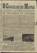 O Concelho de Mafra: Jornal Regionalista, Ano 16, n.º 481