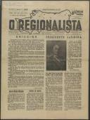 O Regionalista: Semanário Ilustrado, Ano 6, n.º 265