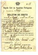 Boletim de Óbito 0005
José da Silva
Coval 83 (coval 102)