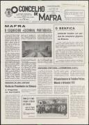 O Concelho de Mafra: Jornal Regionalista, Ano 38, n.º  802