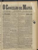 O Concelho de Mafra: Jornal Regionalista, Ano 13, n.º 422