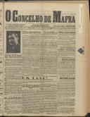 O Concelho de Mafra: Jornal Regionalista, Ano 13, n.º 418