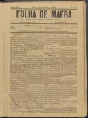 Folha de Mafra: Periódico noticioso, literário e agrícola, Ano 2, n.º 58