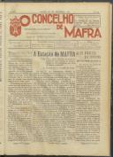 O Concelho de Mafra: Semanário ilustrado. Órgão da União Nacional, Ano 2, n.º 92