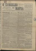 O Concelho de Mafra: Jornal Regionalista, Ano 11, n.º 359