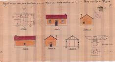 OP Mário Luis - Construção de prédio -A-da-Pêrra / Mafra - Licença de construção nº 172/1941. 