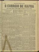 O Correio de Mafra: Jornal semanal, noticioso e agrícola, defensor dos interesses da Comarca de Mafra, Ano 6, n.º 225