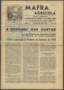 Mafra Agrícola: Boletim informativo da Cooperativa Agrícola dos Produtores de Leite do Concelho de Mafra, Ano 2, n.º 14