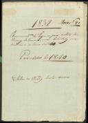 1839. Recenseamento das freguesias para a votação das eleições da Câmara e mais autoridades que devem servir no ano de 1840. Para o ano de 1840 e todos os actos deste ano. 