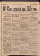 O Concelho de Mafra: Jornal Regionalista, Ano 18, n.º 543, 544, 545