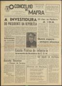 O Concelho de Mafra: Jornal Regionalista, Ano 31, n.º  724