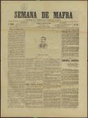 Semana de Mafra: Defensor dos interesses do Concelho de Mafra, Ano 1, n.º 19