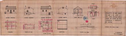 OP José Lopes Fino - Paz / Mafra - Construir casa de habitação - Licença de construção nº 485/1952 - Licença de utilização nº 762/1954.