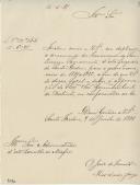 Ofício do juiz da Irmandade do Santíssimo Sacramento de Santo Isidoro, Marciano Jorge, dirigido ao administrador do Concelho de Mafra, a informar do envio do orçamento da referida Irmandade, relativas ao ano económico de 1881 a 1882, para aprovação superior. 