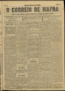 O Correio de Mafra: Jornal semanal, noticioso e agrícola, defensor dos interesses da Comarca de Mafra, Ano 2, n.º 22