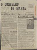 O Concelho de Mafra: Jornal Regionalista, Ano 20, n.º 562