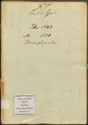 N.º 5 - Real de Água - De 1789 até 1821. Desencardernado. 