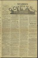 O Correio de Mafra: Jornal semanal, noticioso e agrícola, defensor dos interesses da Comarca de Mafra, Ano 8, n.º 302