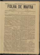 Folha de Mafra: Periódico noticioso, literário e agrícola, Ano 2, n.º 64