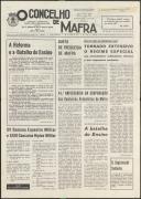 O Concelho de Mafra: Jornal Regionalista, Ano 37, n.º  792